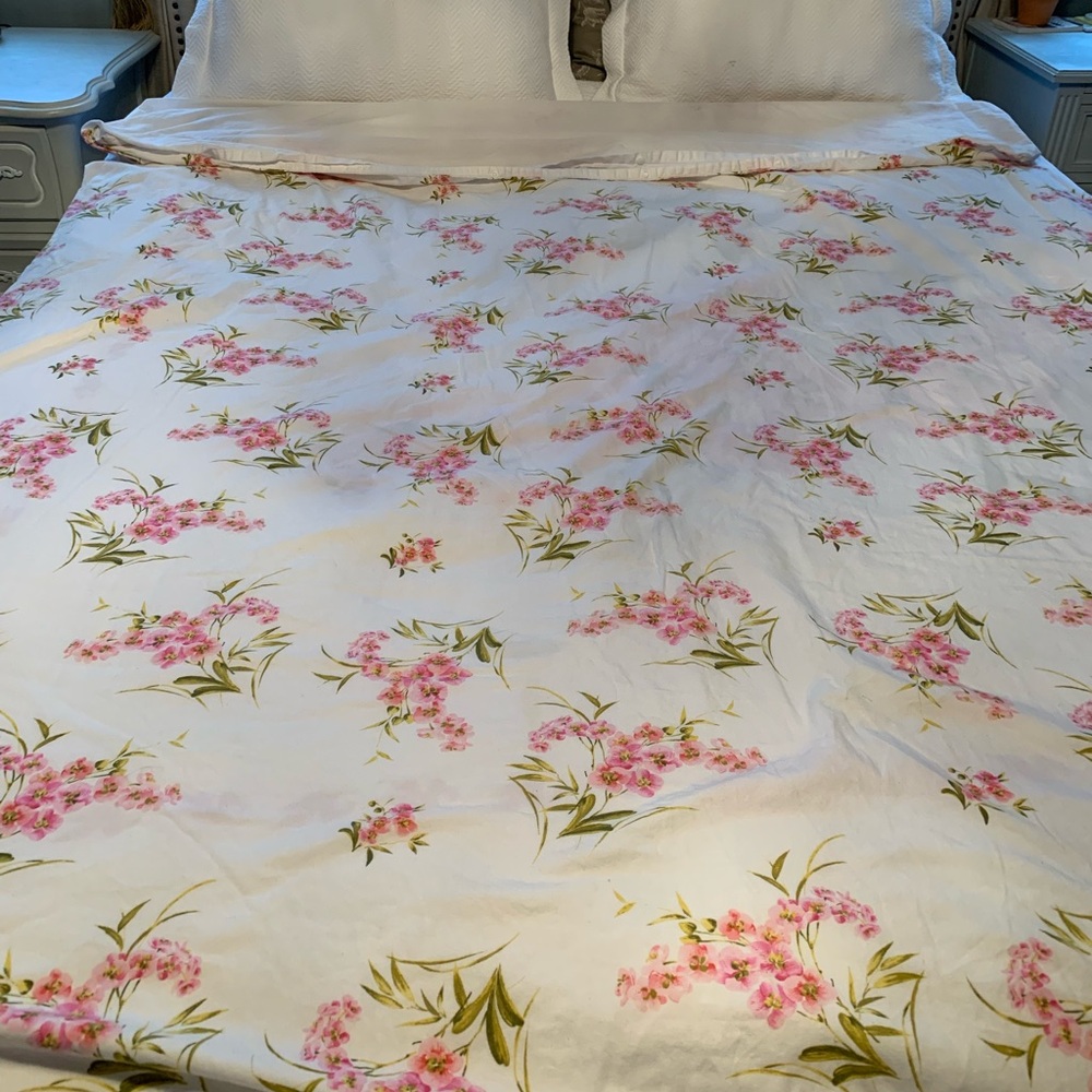 Vintage Le Vele Floral Duvet Cover